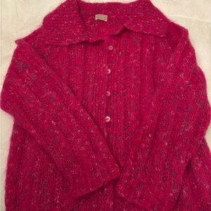 Vintage Mohair Cardigan Sweater